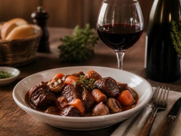 Quel vin boire avec un bœuf bourguignon : accords classiques et variantes
